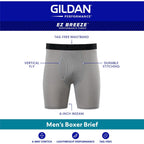 Gildan Men'S Performance Underwear Boxer Briefs