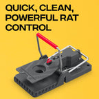 Victor Power Kill Rat Trap, 2-Pack Of Easy Set Reusable Rat Traps | Large Heavy Duty Snap Traps For Indoor And Outdoor Rodent Pest Control, High-Impact Kill Bar, Mounting Holes