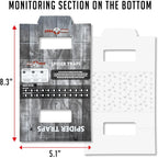 Spider Traps For Inside Your Home (16 Traps) - Spider Catcher Insect Traps Indoor - Spider Traps Indoor Bug Traps Sticky Traps For Spiders - Pre Baited Ultra Sticky Insect Glue Traps - Trap A Pest