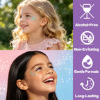 Sam Sugar Body Glitter Stick And Face Glitter Gel, Gel Nail Strips Chunky Glitter For Face, Body, Nails, No Lamp Needed, Long Lasting Sparkle Makeup For Party Festival(Rainbow 01#)