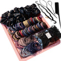 Yanrong 755Pcs Hair Accessories For Woman Set Seamless Ponytail Holders Variety Hair Scrunchies Hair Bands Scrunchy Hair Ties For Thick And Curly (Mix)