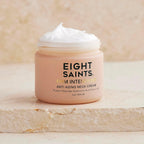 Eight Saints Firm Intentions Anti Aging Neck Cream For Firming Skin And Reducing Wrinkles, With Protein Peptides, Hyaluronic Acid, And Niacinamide, 2 Ounces
