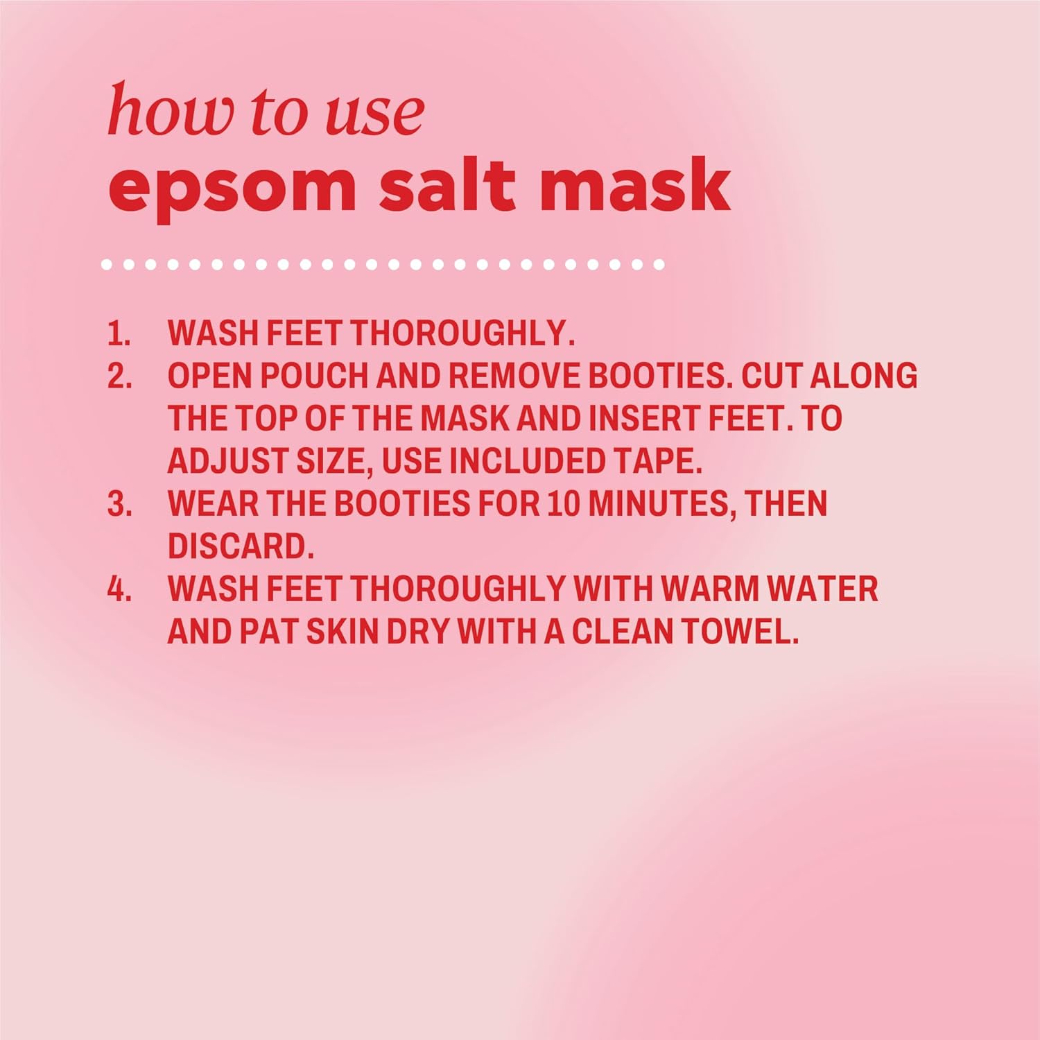 Onyx Professional Epsom Salt Foot Mask, 6 Pairs - Made with Epsom Salt and Chamomile, Helps Fight Swelling and Soreness, Relax Tired Feet, Easy-to-use Booties, One Size Fits All