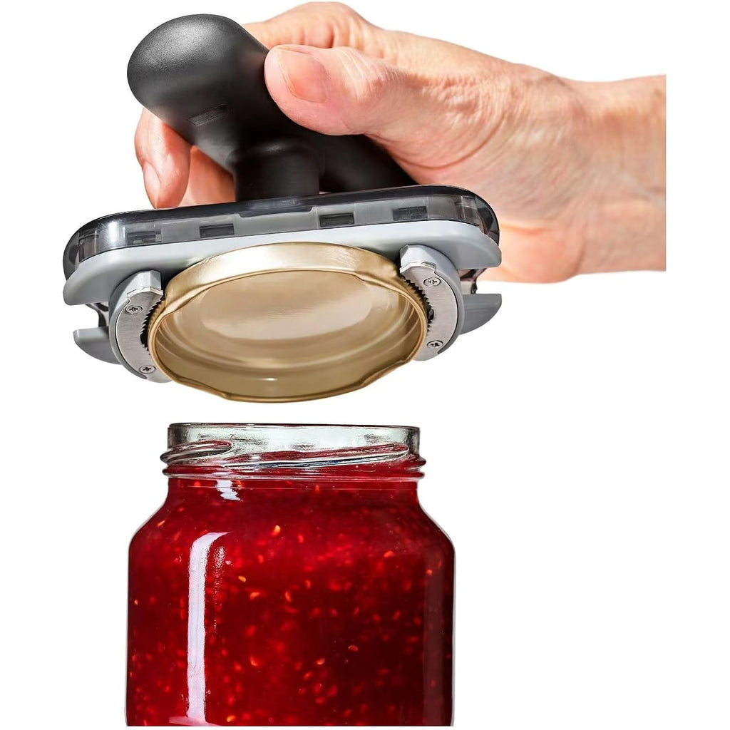 1Pc Adjustable Jar And Bottle Opener - Smoothly Adjustable Design, Comfortable Easy-Grip Handle, Multifunctional For Various Containers, Reliable Manual Can Opener For Hassle-Free Effortless Access