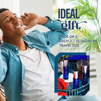 AQUA BLANCE Body Spray For Men, 2.1 Fl Oz/60 ML, Travel Size 3-Pack Set