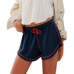 Womenâs Casual Shorts Comfy Drawstring Elastic Waist Summer Beach Workout Lounge Shorts for Women