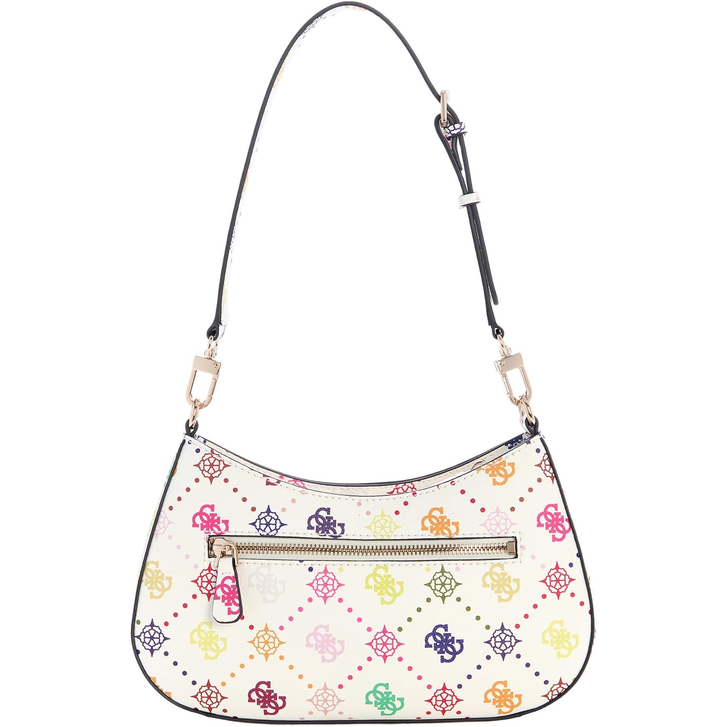 Guess Emelie Logo Top Zip Shoulder Bag