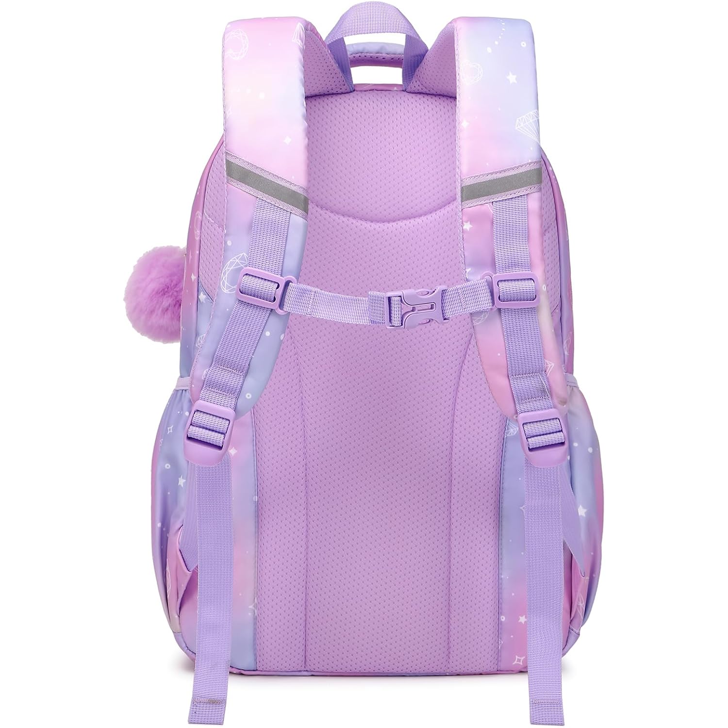Kids Backpack For Girls - School Bags For Middle School Students - Book Bag For Elementary Primary - Kawaii Ita Backpack - Purple