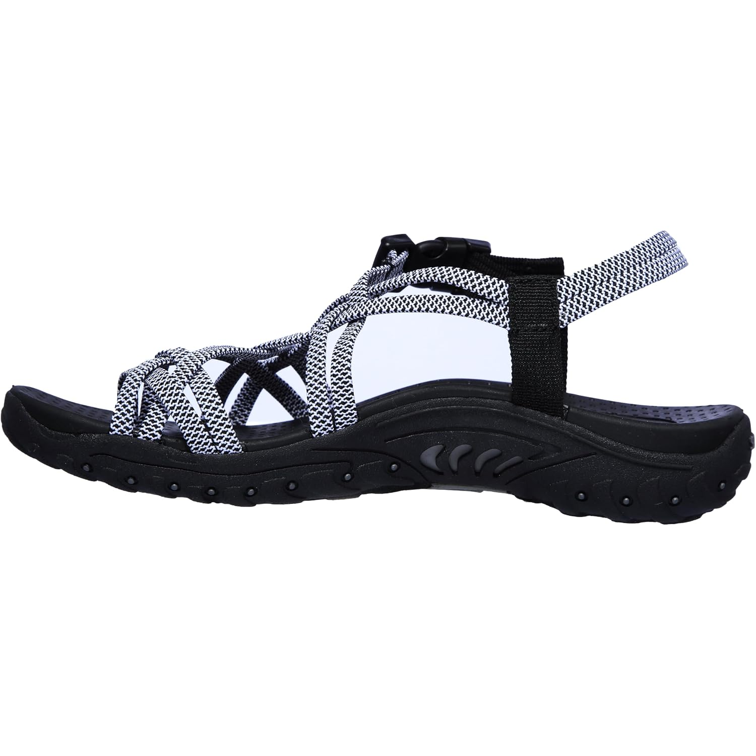 Skechers Women'S Reggae Irie Mon Multi-Strap Toe Thong Sandal