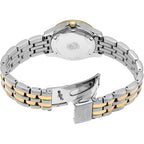Citizen Women'S Eco-Drive Dress Classic Crystal Watch In Two-Tone Stainless Steel, Silver Dial, 28Mm (Model: Ew1908-59A)