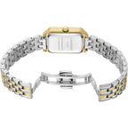 Cheetah Women'S Gold-Tone Dainty Watch, Retro Style Rectangular Case And Stainless Steel Band, Gift For Her