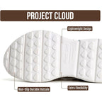 Project Cloud Recharge Recovery Shoes For Women & Men - Waterproof Slip-On Water Shoes, Plush Soft Insole - Non Slip Lightweight Shoes For Gym, Beach, Pool, Garden & Post-Workout Recovery (Recharge)