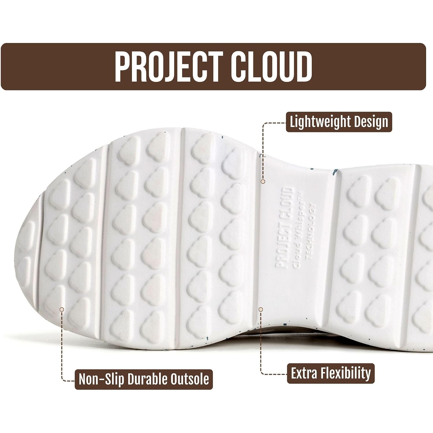 Project Cloud Recharge Recovery Shoes For Women & Men - Waterproof Slip-On Water Shoes, Plush Soft Insole - Non Slip Lightweight Shoes For Gym, Beach, Pool, Garden & Post-Workout Recovery (Recharge)