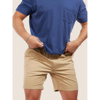 Chubbies Chino Shorts Men 7 Inch - Mens Shorts Casual With Elastic Waistband, Side And Back Pockets, Stretch Cotton Blend