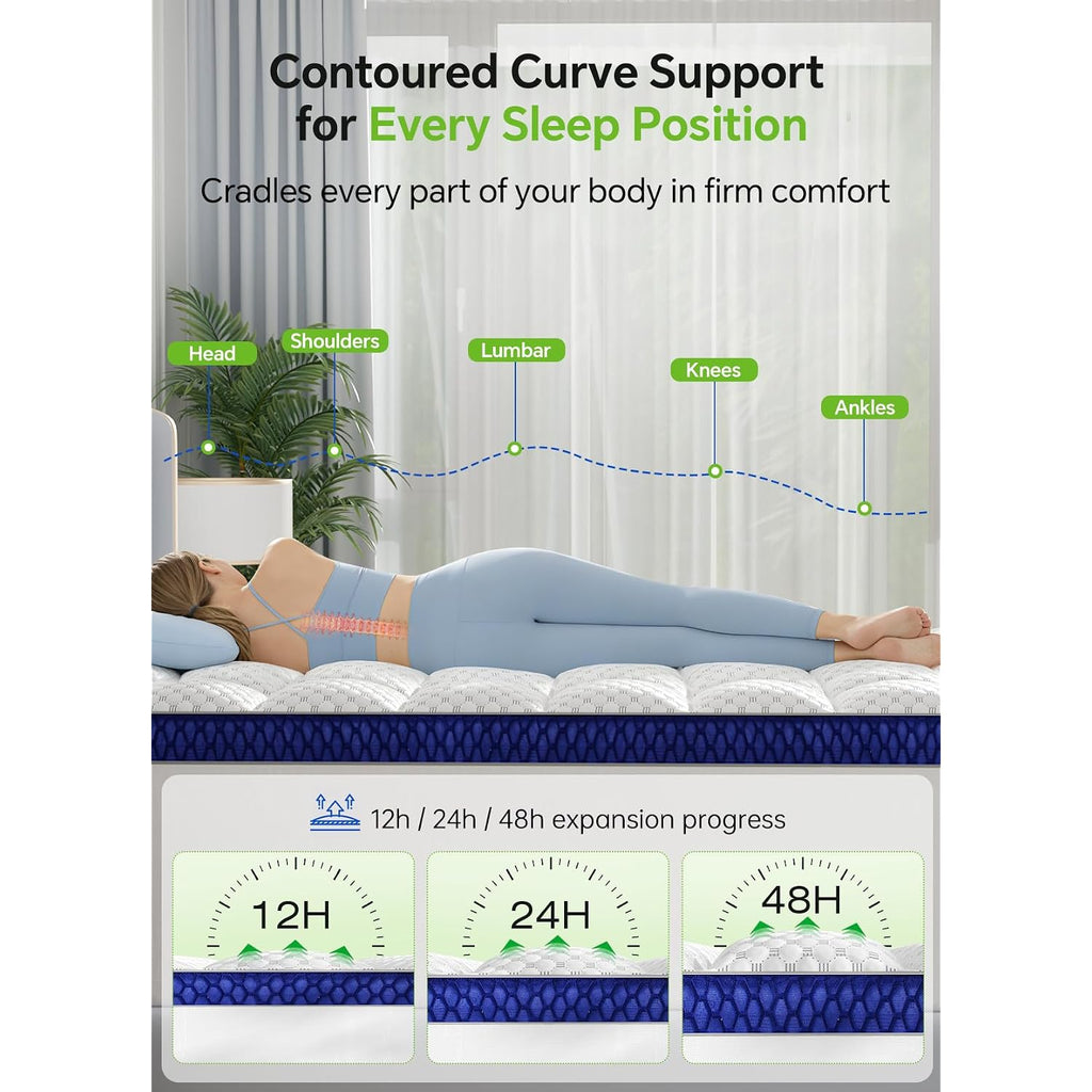 Bedelite Dorm Room Essentials Twin Xl Mattress Topper For College Students Back To School, Ultra Soft Mattress Pad, Plush Pillow Top Bed Cover, Shredded Memory Foam Filling