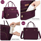 Miycoo Lunch Bag Lunch Box Women - Leakproof Insulated Lunch Cooler Bag For Women - Large Lunch Tote Bags Adults, Purple