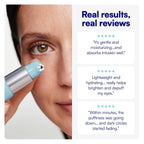 Bliss Eye Do All Things Eye Gel For Puffiness & Dark Circles, Cooling Rollerball Eye Cream With Caffeine & Peptides| Hydrates & Brightens & Depuffs Tired Looking Eyes, 0.7 Fl Oz