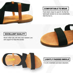 Daydaygo Women'S Elastic Flat Sandals