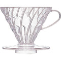 Hario V60 Plastic Coffee Dripper, Size 02, Clear | Plastic