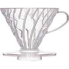 Hario V60 Plastic Coffee Dripper, Size 02, Clear | Plastic
