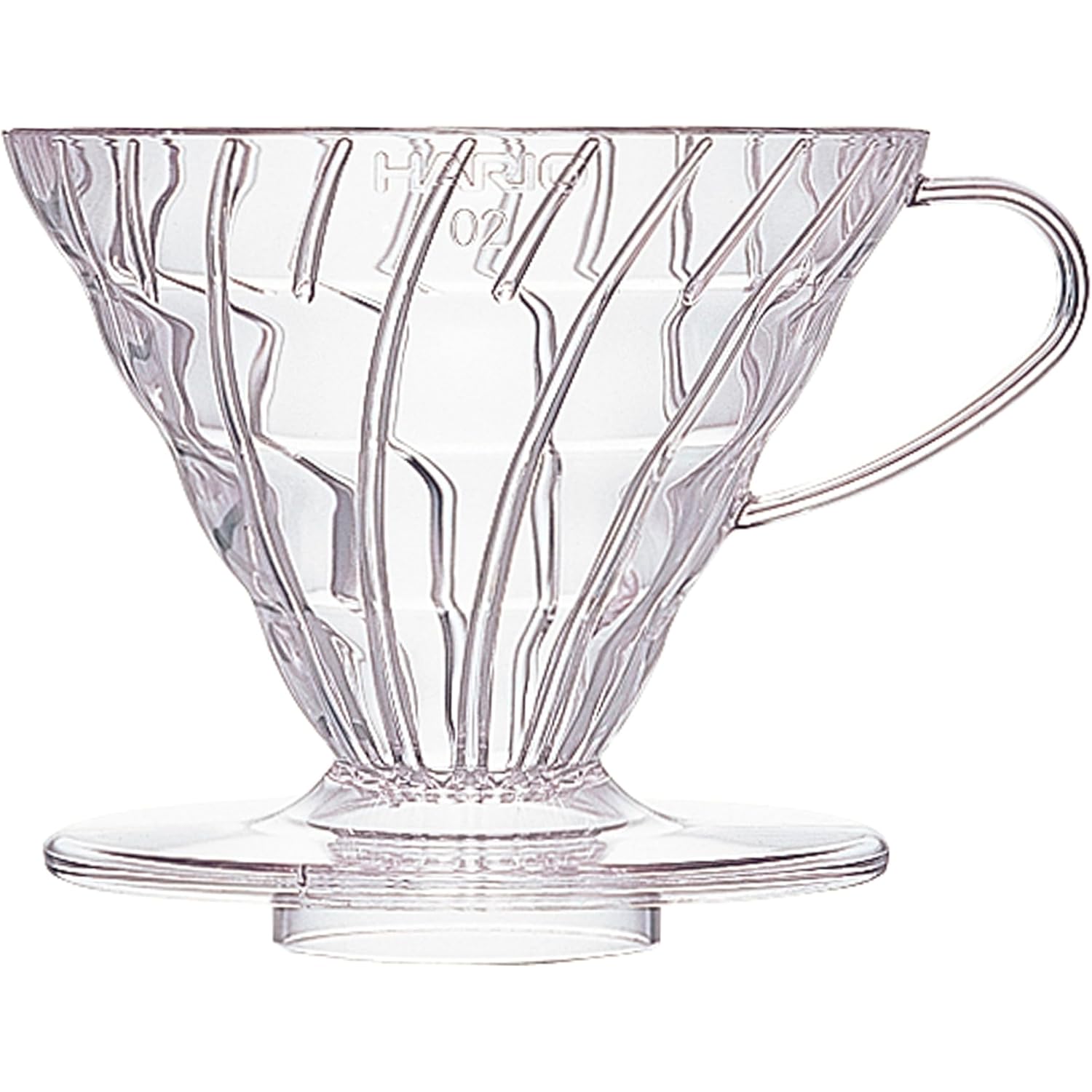 Hario V60 Plastic Coffee Dripper, Size 02, Clear | Plastic
