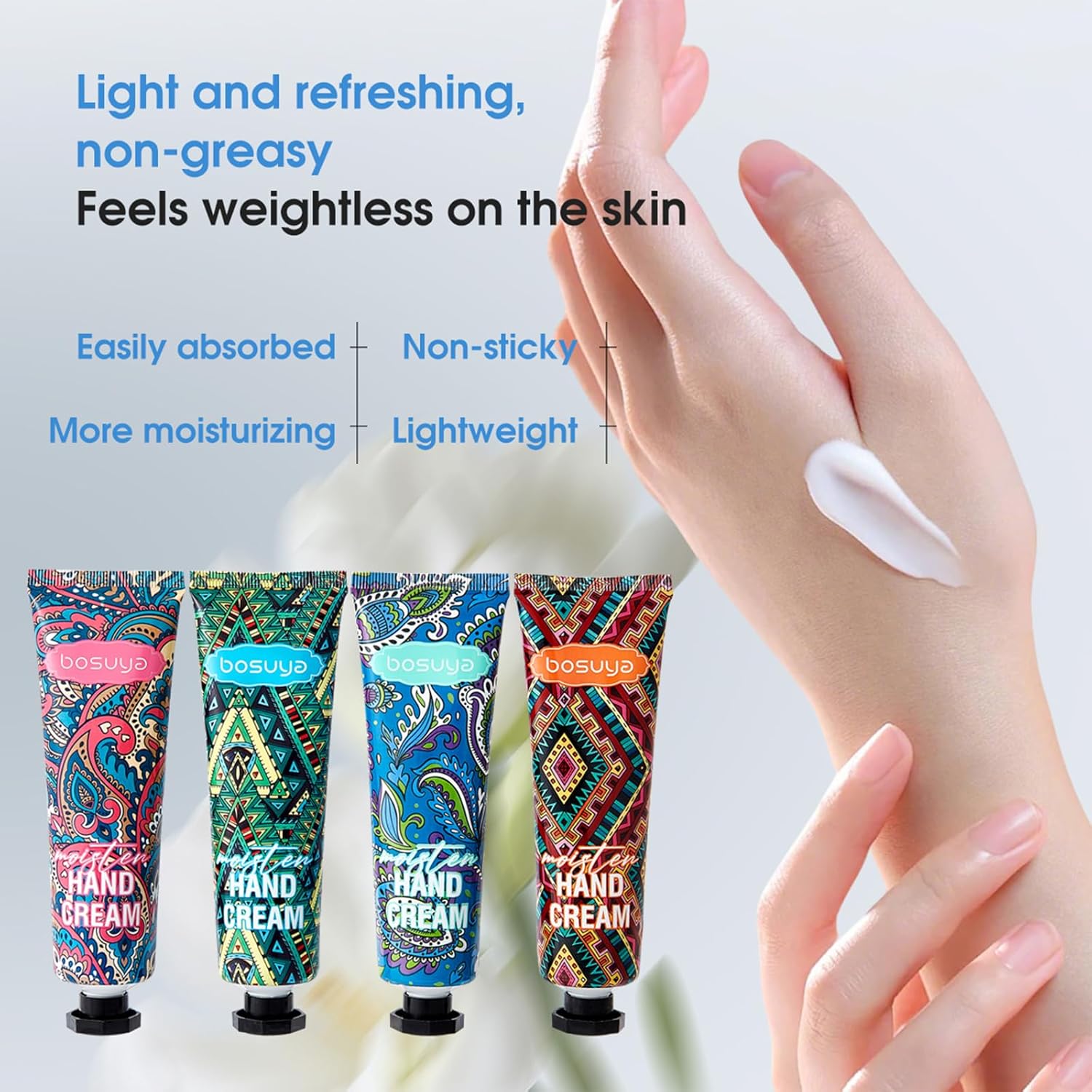 8-Piece Hand Cream & Lip Mask Set, Nourishing & Moisturizing for Dry Hands and Lips Gift Set