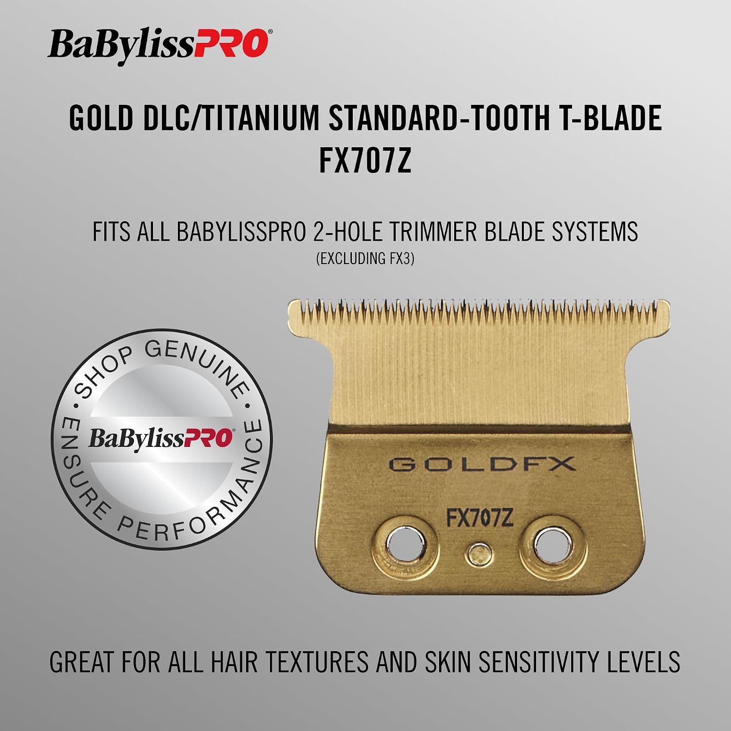 Babylisspro Replacement Blades, Standard And Fine-Tooth T-Blades For Outlining Hair Trimmers (Fx787, Fx799) And Loprofx Trimmers (Fx726, Fx729)