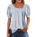 Lomon Womens Short Sleeve T Shirts Asymmetrical Neck Tops Business Blouses For Women Fashion 2026