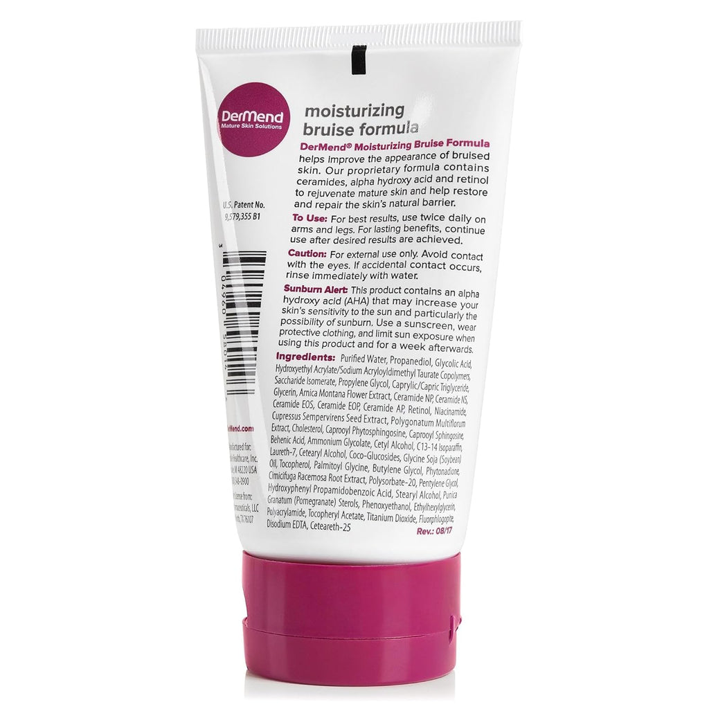 Dermend Arnica Bruise Cream With Vitamin K – Bruise Cream For Thin & Mature Skin – Moisturizing Formula With Retinol, Ceramides & Arnica Oil – Dermatologist Recommended – 4.5 Oz
