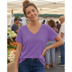 Womens T Shirt Graphic Tees Summer V Neck Short Sleeve Basic Tunic Top 2026