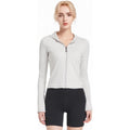 Abonlen Ribbed Hoodies For Women Lightweight Full Zip Up Jackets Long Sleeves Tops Fitted Cropped Sweatshirt