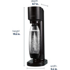 Sodastream Gaia Sparkling Water Maker Bundle, Black