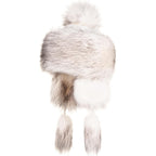 Futrzane Classic Ear Flaps Hat - Fur Trapper Hat for Women - Winter Ushanka Hat