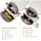 Bostanten Crossbody Bags For Women Cell Phone Purse Leather Wallet Handbags With Card Slots