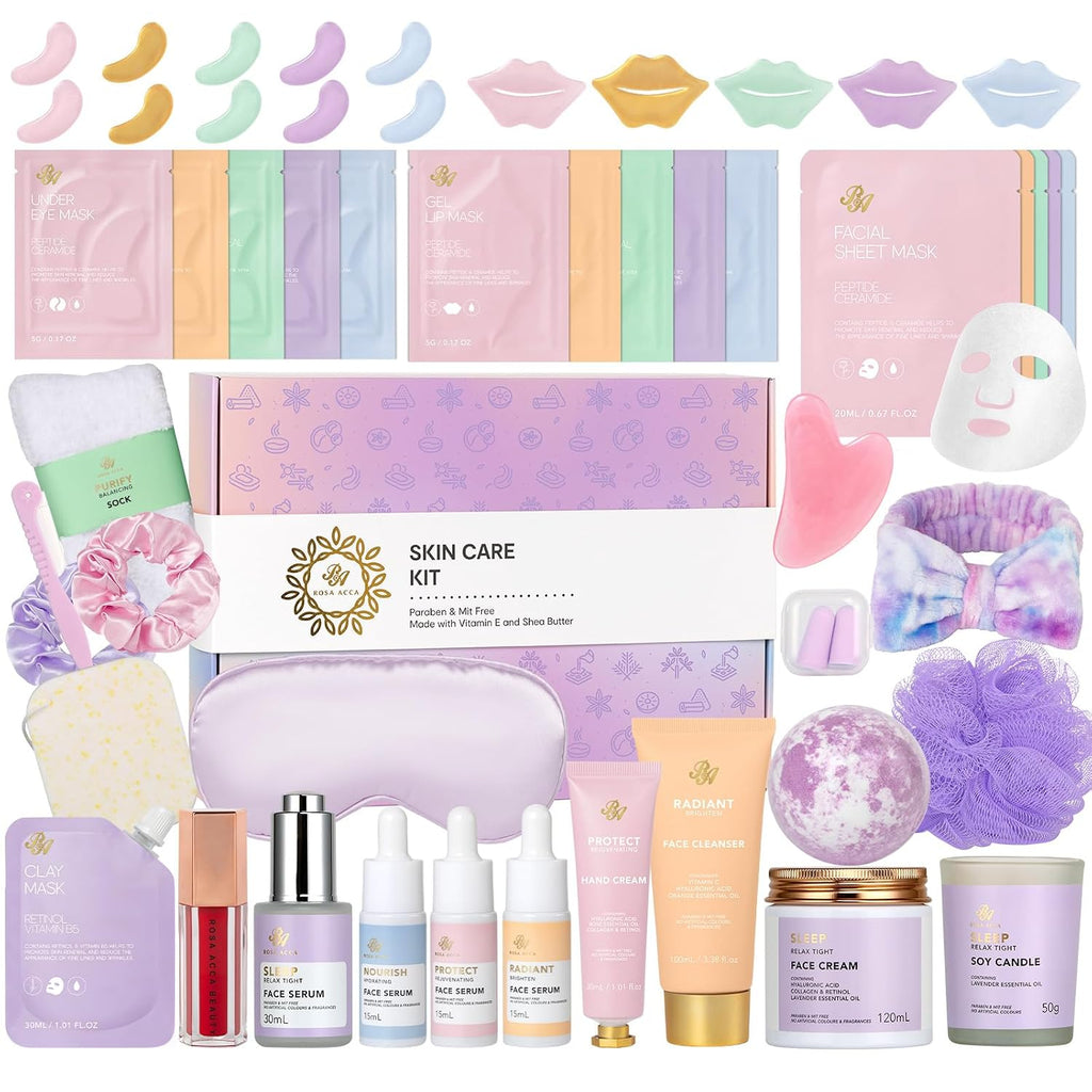 Gifts For Women, Birthday Gift For Women, 38 Pcs Hydrating Skin Care Gift Set, Bath & Body Spa Gift Set, Self-Care Pampering Gift Basket Set, Get Well Soon Gifts, Christmas, Anniversary, Mothers Day