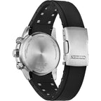 Citizen Men'S Eco-Drive Sport Luxury Pcat Watch, Stainless Steel & Polyurethane Strap, Chronograph, Atomic Timekeeping