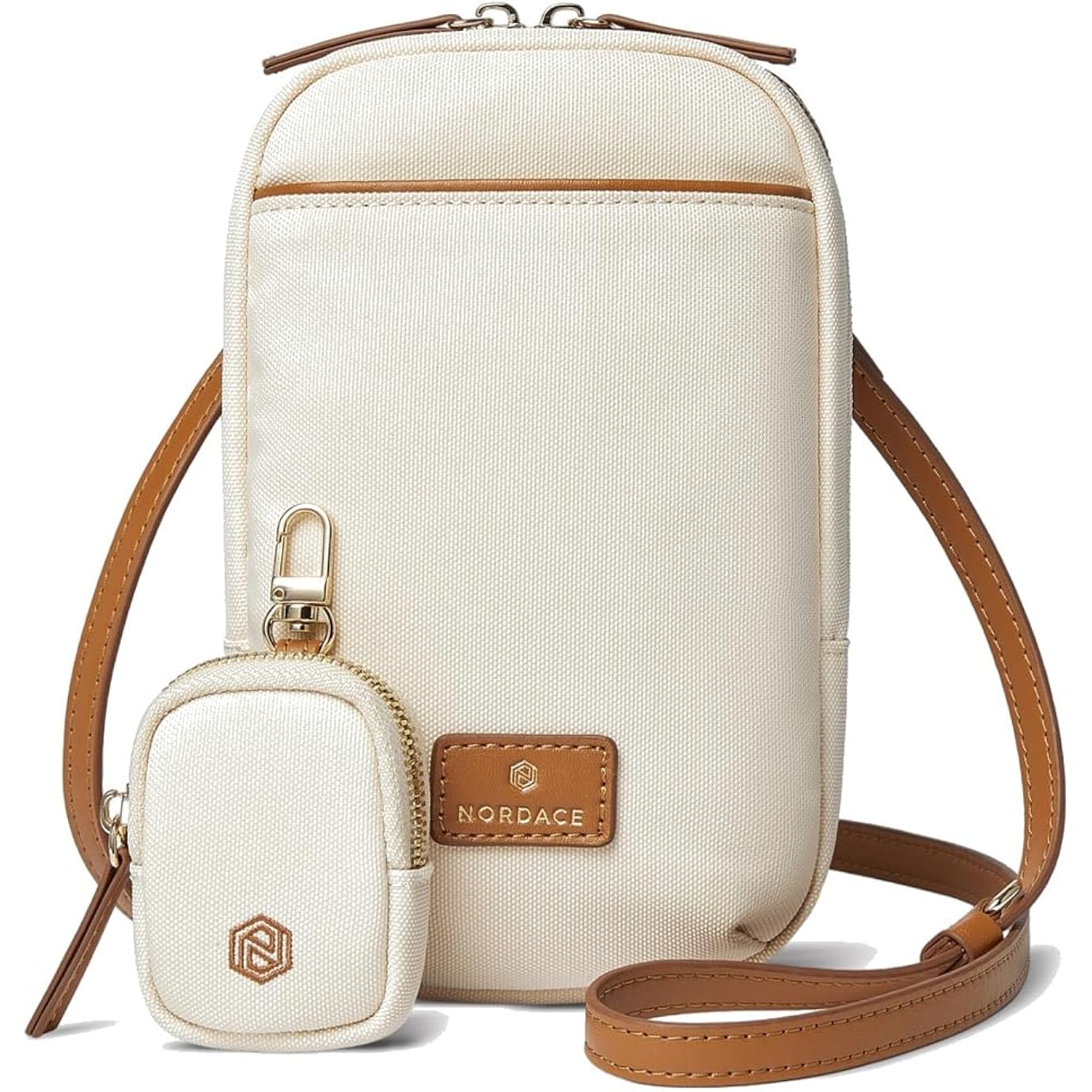 Nordace Siena Nexus Phone Crossbody Bag - Rfid Blocking Card Slots And Detachable Pouch For Travel Phone Shoulder Bag