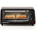 Elite Gourmet ETO236 Personal Compact 2 Slice Countertop Toaster Oven with 15 Minute Timer & Adjustable Temperature, Bake, Broil, & Toast, Black