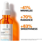 Pure Vitamin C Serum For Face With Hyaluronic Acid & Salicylic Acid, Hydrating & Brightening Serum