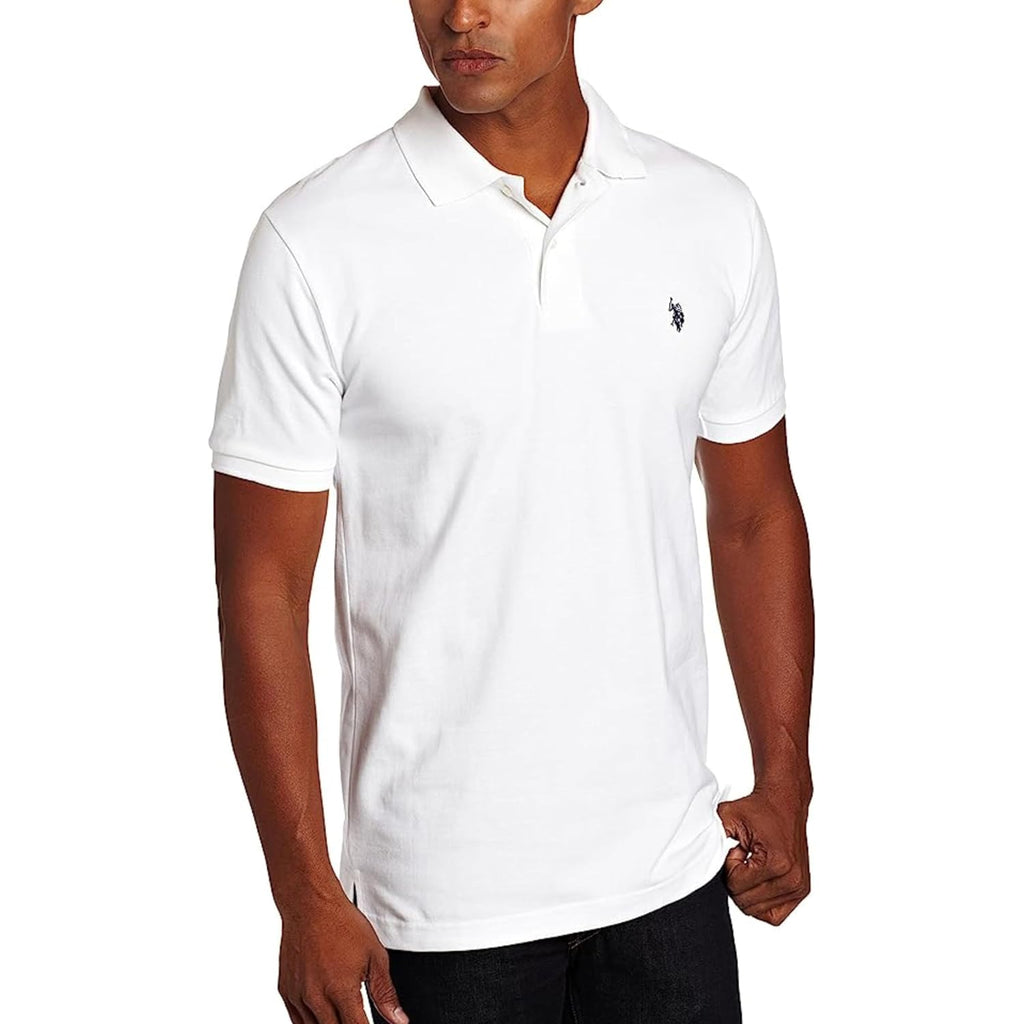 U.S. Polo Assn. Men'S Classic Polo Shirt, Two-Button Closure Pique Polo Shirt, Summer Fashion Golf Shirt | Two-Button Closure Pique Polo Shirt, Summer Fashion Golf Shirt