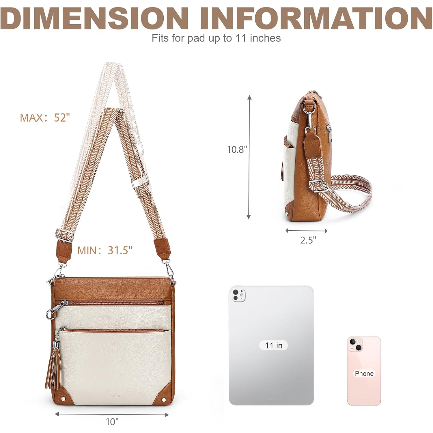 Anti Theft Crossbody Purses For Women Rfid Blocking Crossbody Bags, Travel Shoulder Purse With Built-In Wallet