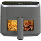Sweetcrispy Air Fryer 4 Quart with Window, 1500W Digital Airfryer with 8 Presets, 60-Min Timer, Max 400°F, Auto Shut Off & Nonstick Dishwasher Safe Basket, Shake Reminder for Small Kitchen