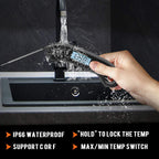 Meat Thermometer Digital, Instant Read Meat Thermometeri For Grill And Cooking, Waterproof Food Thermometer For Kitchen And Outside, Bbq, Turkey, Candy, Liquids, Beef