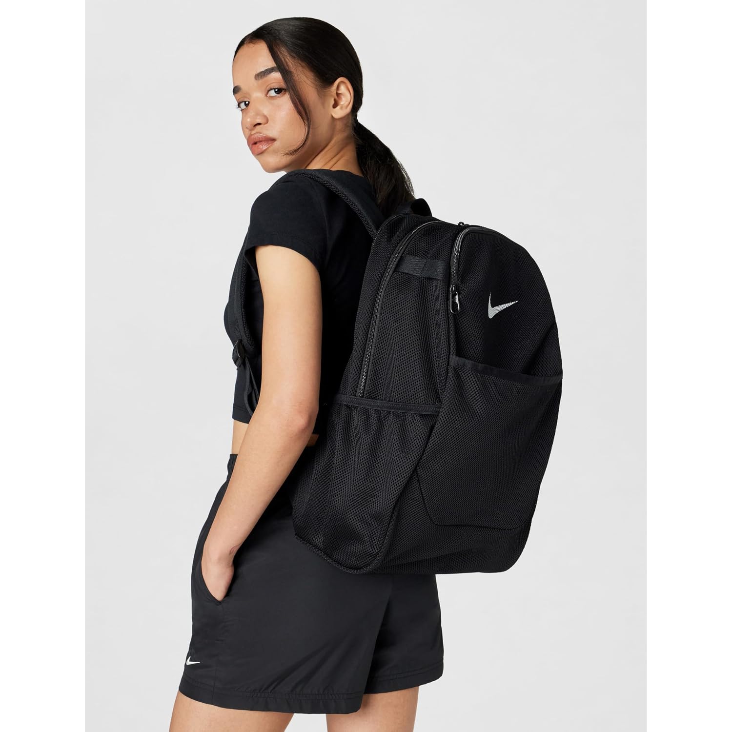 Nike Unisex Adult Gameday Brasilia Mesh Backpack (27L) | Mens And Womens