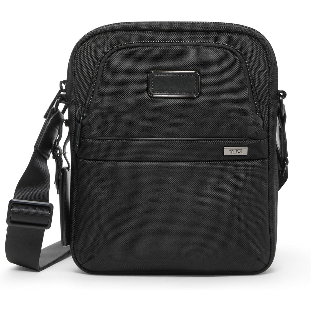 Tumi - Alpha Medium Crossbody - Men'S And Women'S Everyday Crossbody Bag - Adjustable Shoulder Strap - For Business & Travel - Midnight Black