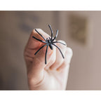 Happy Hippo Halloween Spider Web Decoration, 200 Sqare Feet & Plastic Spiders, Halloween Party Supplies, Spider Webs (Small, 200 Sq Feet) (8 Fake Spiders Included)