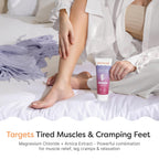 ZenToes Magnesium Cream with Arnica | Relaxation Support & Moisturizing Foot Cream for Legs & Calves | Magnesium Lotion for Feet & Sleep Support | Relaxing Nighttime Foot Balm | 4.2oz