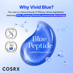 Cosrx The Blue Copper Peptide Bakuchiol Serum, Korean Peptide Plumping Serum For Face, Ghk-Cu Copper Peptides With Bakuchiol, Glow & Plump, Anti-Aging & Skin Firming Care, Korean Skin Care, 1.69 Fl Oz