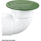 Nds 420C Pop-Up Drainage Emitter, Fits 3-Inch And 4-Inch Sewer And Drain Fittings, Works With Drainage Systems Including Catch Basins And Channel Drains, Green