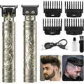 Beard Trimmer for Men-Hair Clippers for Men-Cordless Rechargeable Hair Clipper and Trimmer-Beard Shaver Barbershop (Bronze)